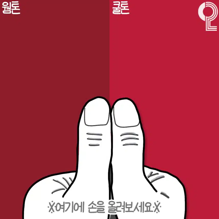 3초안에 알수있는 퍼스널컬러 진단법