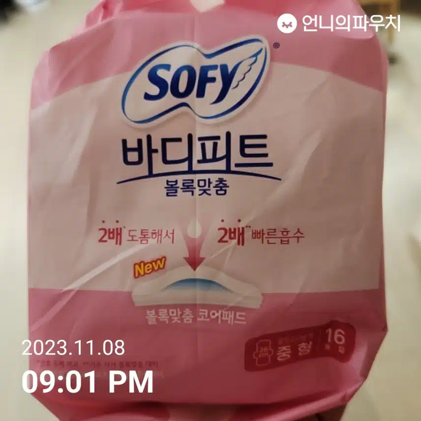저는 소피에서 나온 바디피트써요