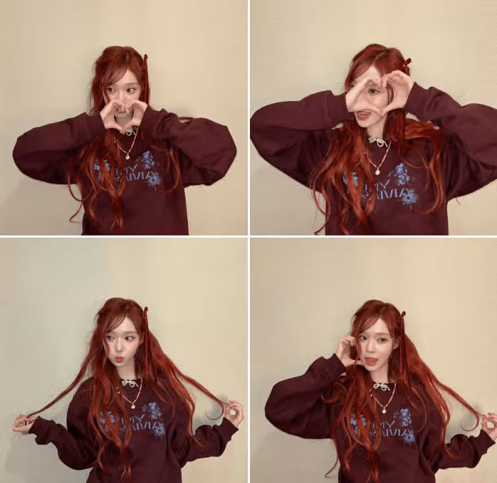 빨간머리 앤 같은 주황머리 윈터