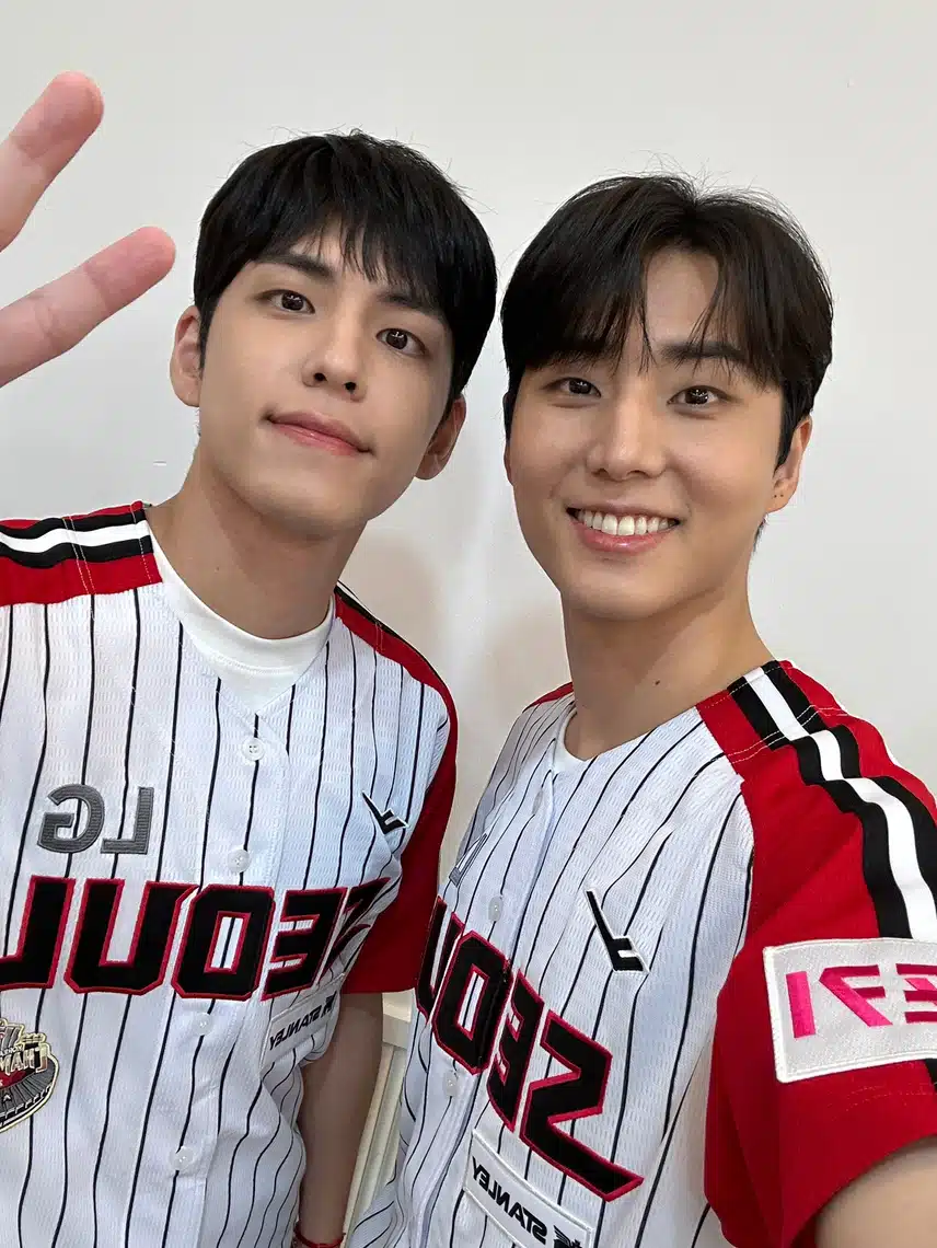 Young-K dan Won-pil, yang keluar untuk syuting drama remaja 
