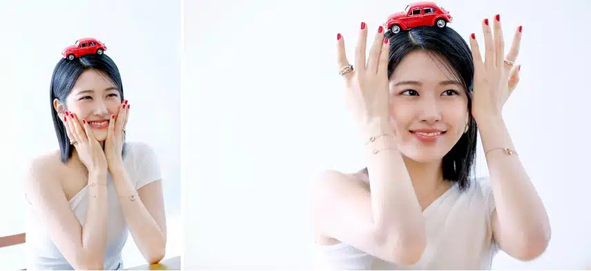 안유진 Bazaar X Cartier 비하인드