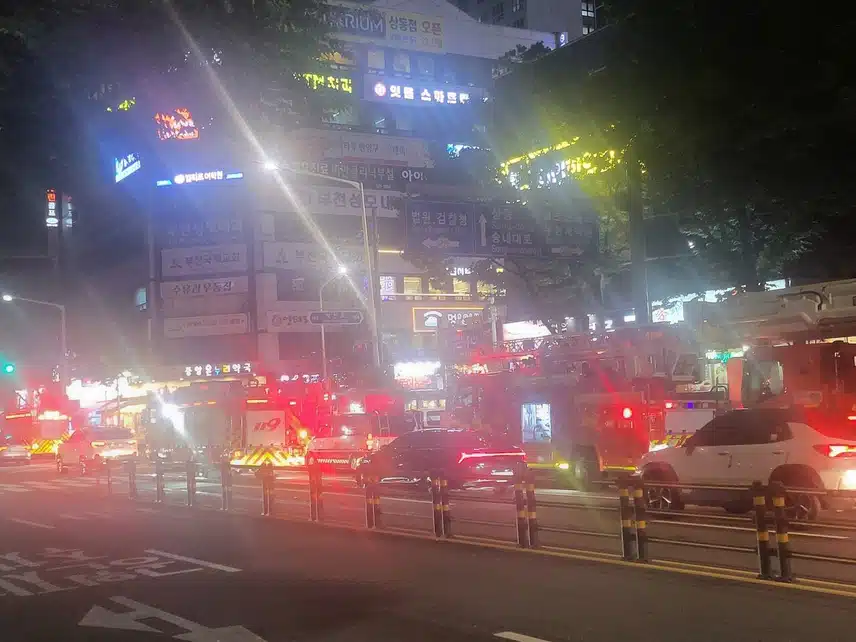 지금 부천 호텔 화재 남