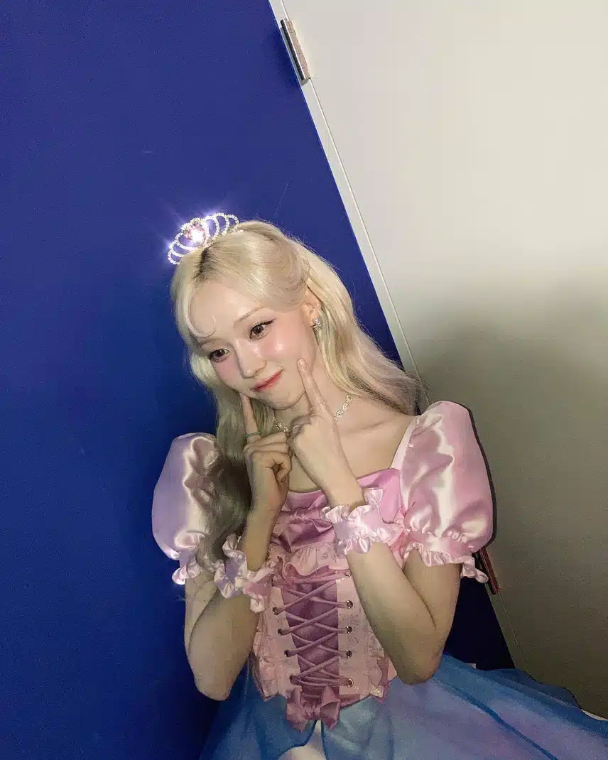 🎀하츄핑 드레스👑 입고 샤이니 sbn 마주친 윈터