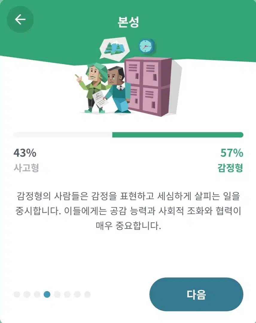 저는 ISFJ 라네요