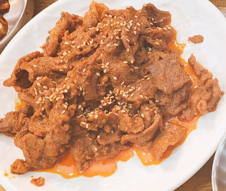 사먹은 제육볶음밥