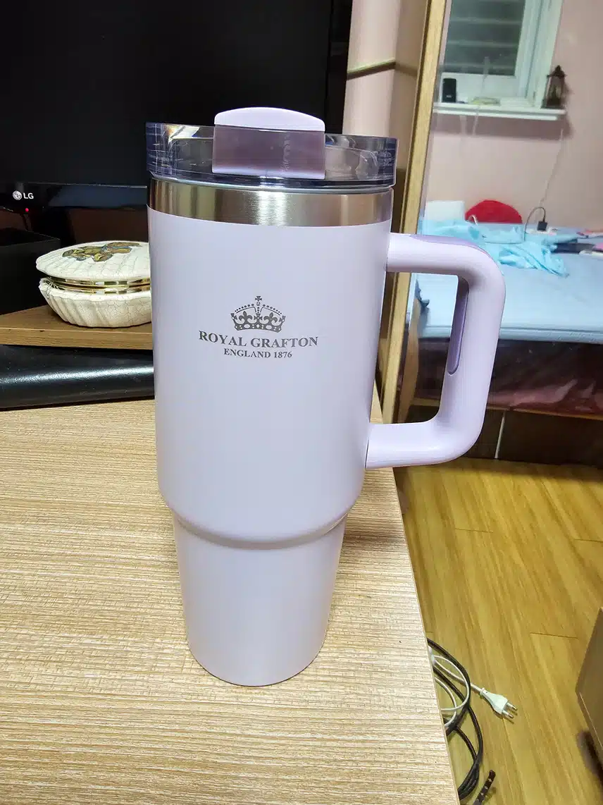 라이트퍼플텀블러 색상이뻐요
