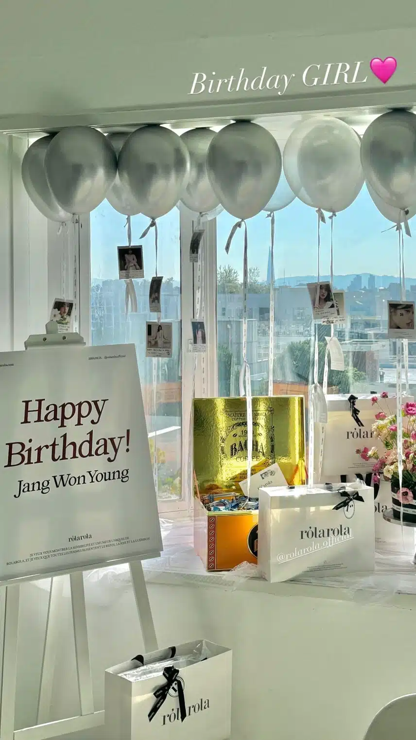 장원영 생일 축하 해주는 로라로라