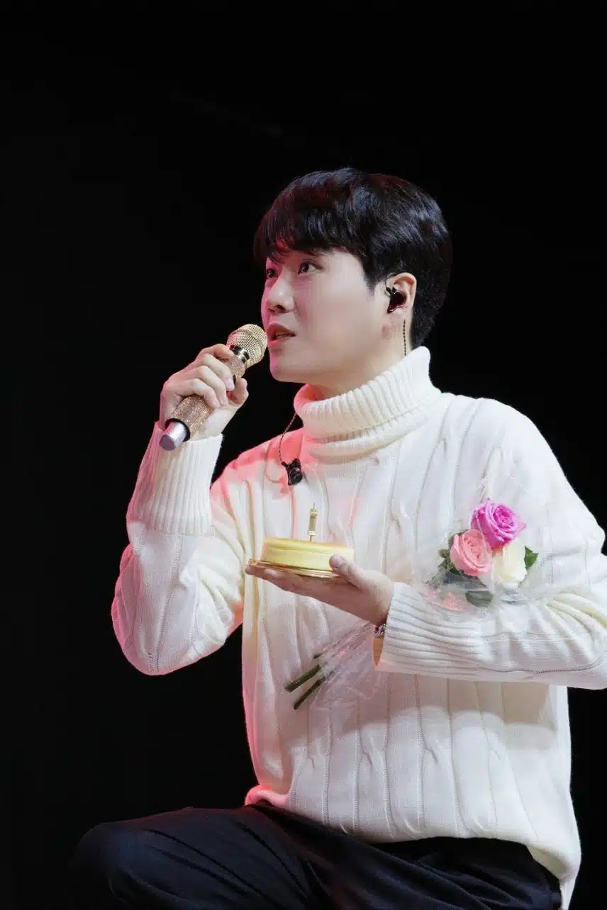 ♥황영웅님이 팬들에게 편지를 보냈어요