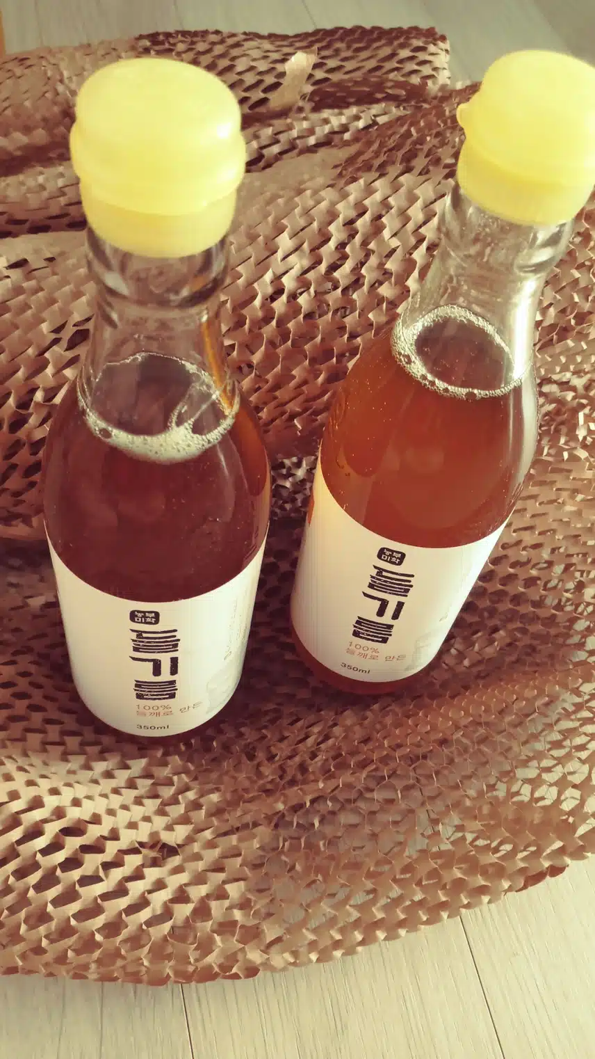 갓짠 들기름이 왔어요 