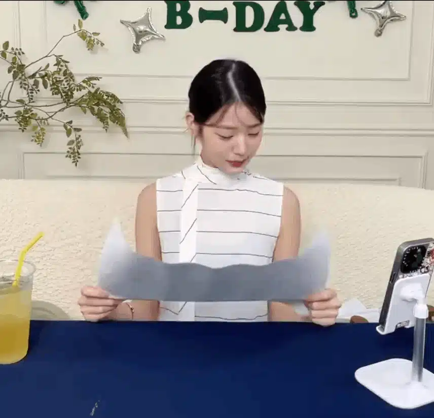 가을이 보내준 감동적인 생일 편지