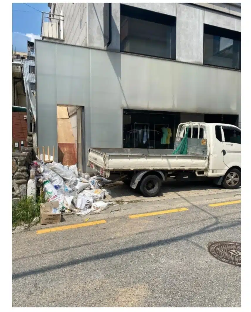 현재 난리난 압구정 건물 상황