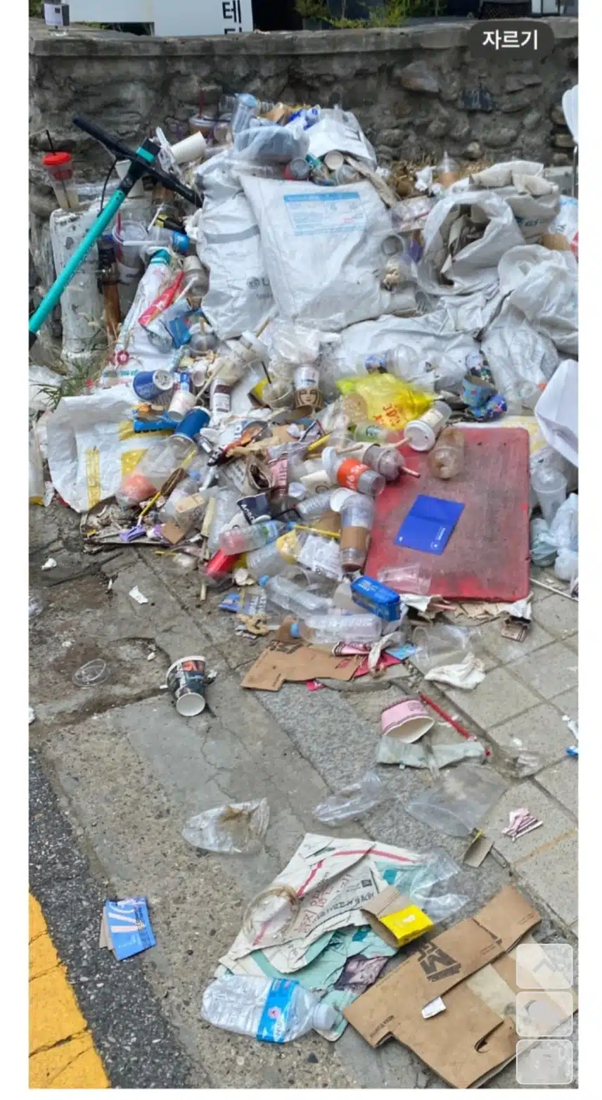 현재 난리난 압구정 건물 상황