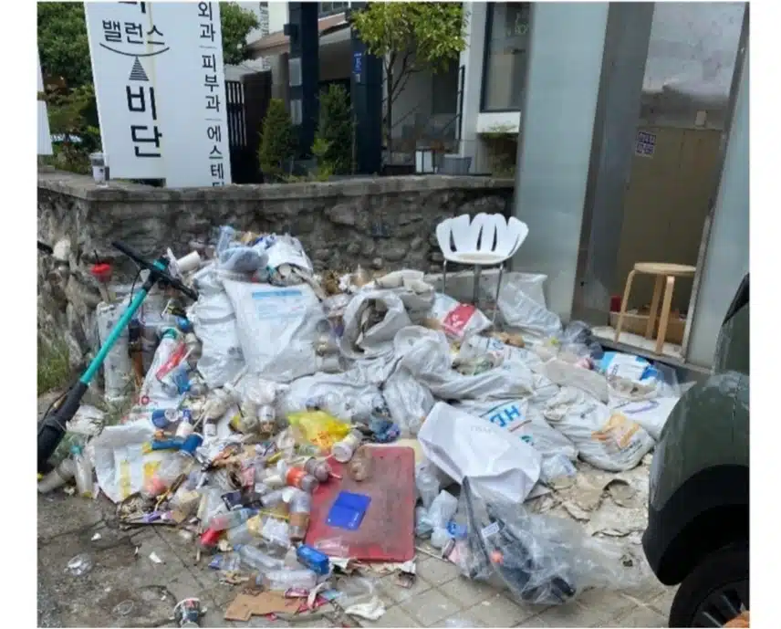 현재 난리난 압구정 건물 상황