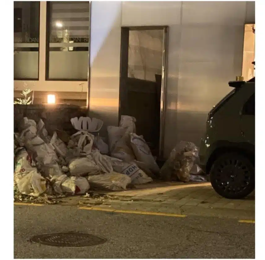 현재 난리난 압구정 건물 상황