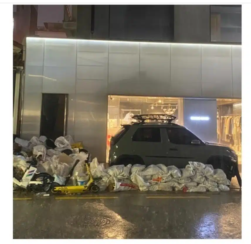현재 난리난 압구정 건물 상황