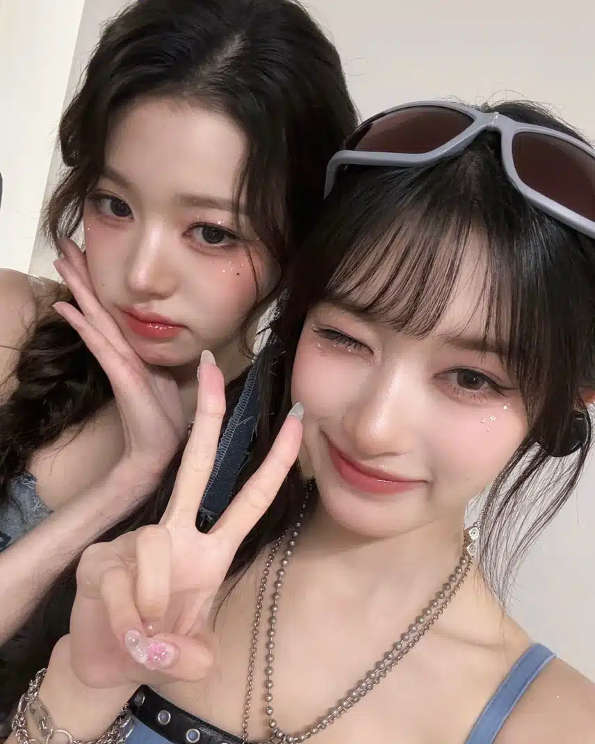 둘이 붙어잇음 언니미 나온다🤣