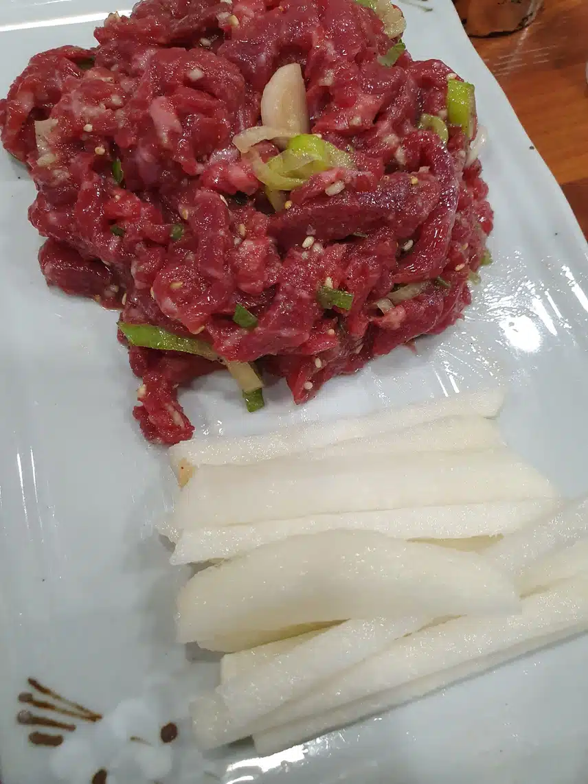 가족이 고기 먹는날