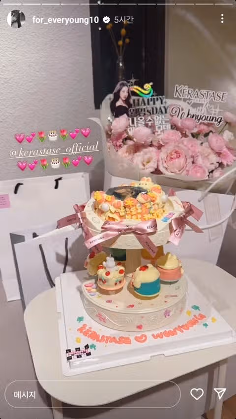 장원영이 받은 광고업체 생일선물들🎂