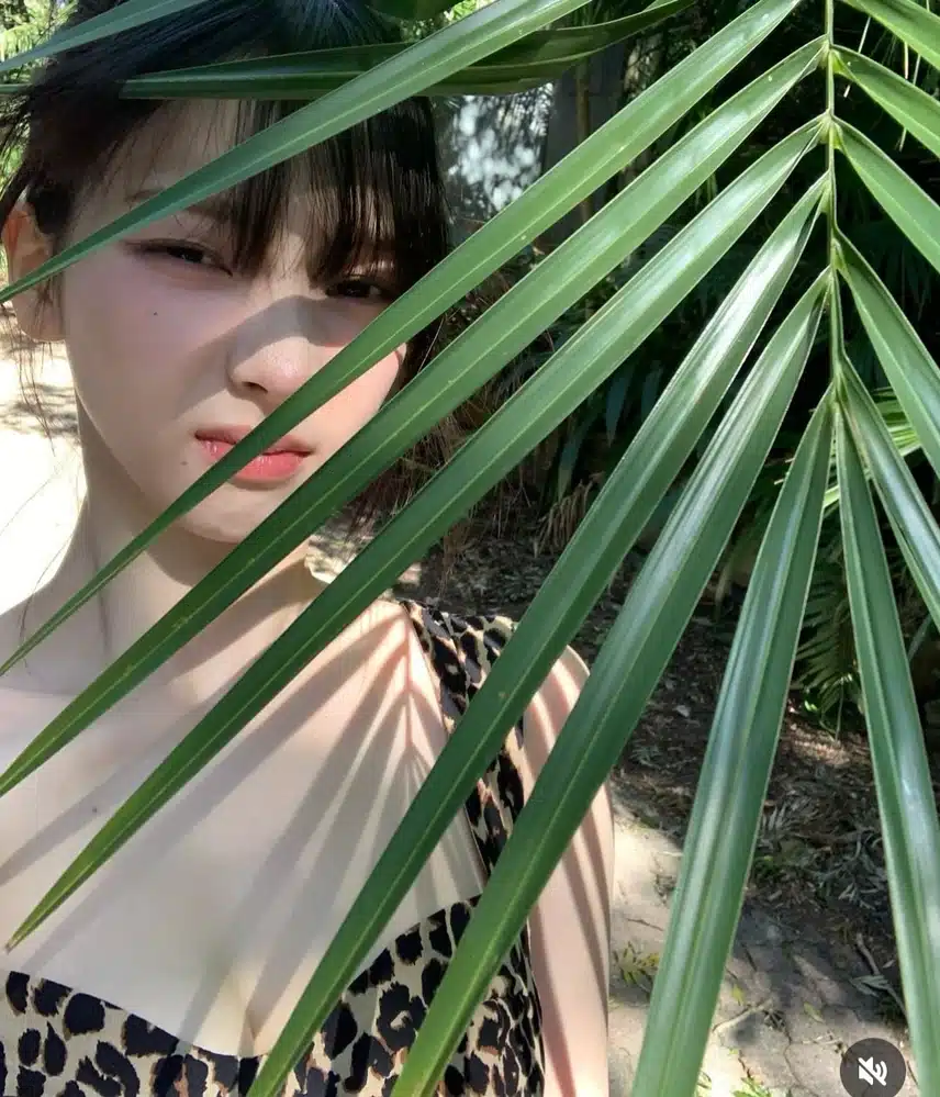 호피원피스 찰떡 소화하는 카리나