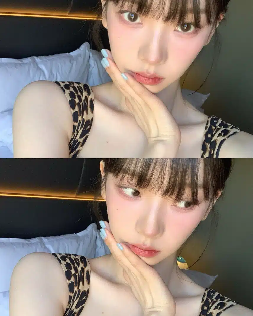 호피원피스 찰떡 소화하는 카리나