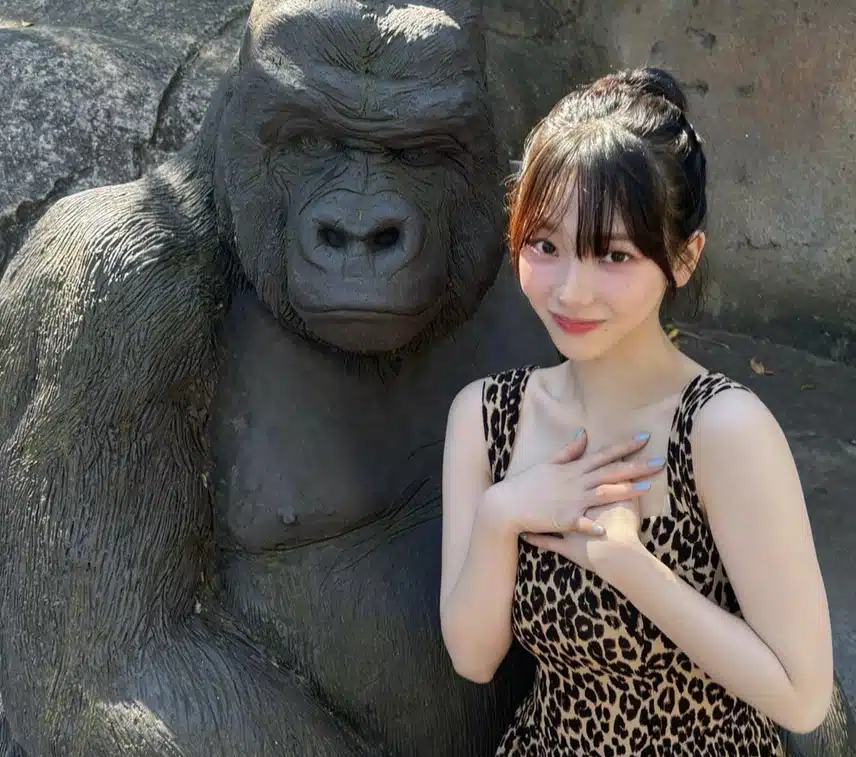 저 카리나랑 사진 찍었어요
