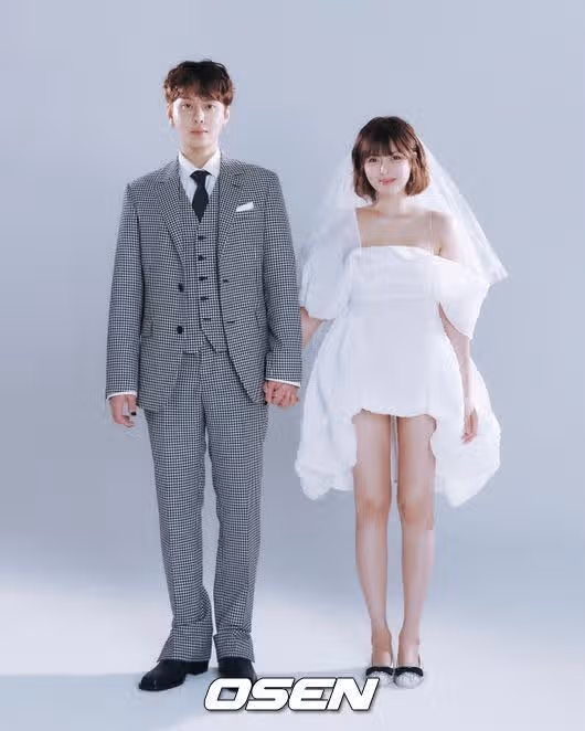 현아, 용준형 웨딩 화보 공개