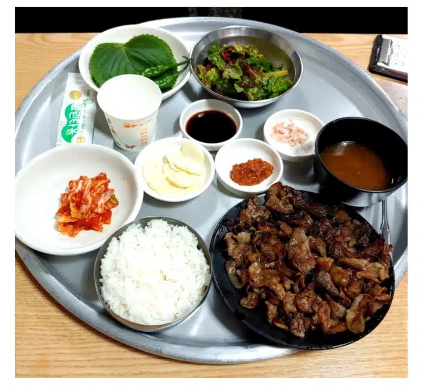 갈비 정식 호구 되지 말지어다.