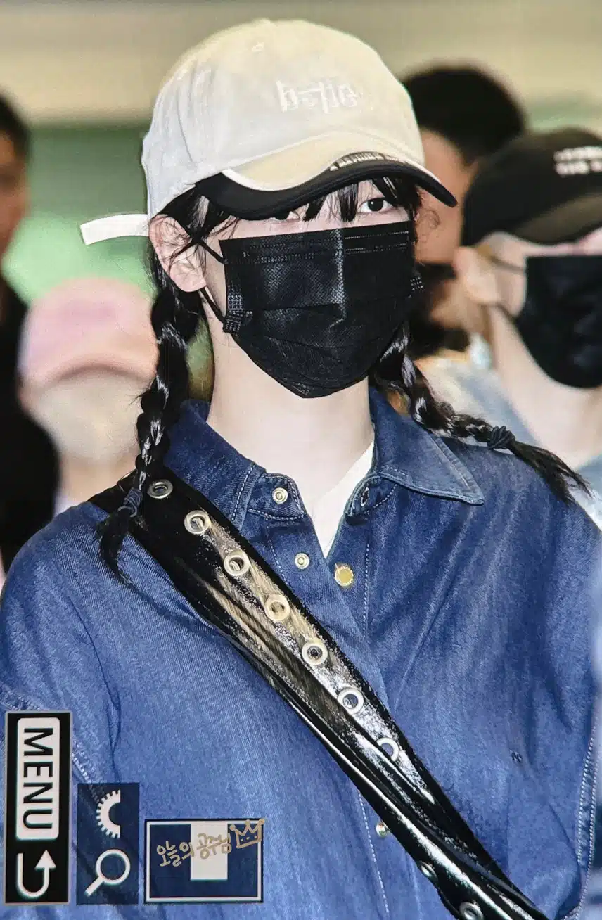 에스파 카리나 오널 입국사진