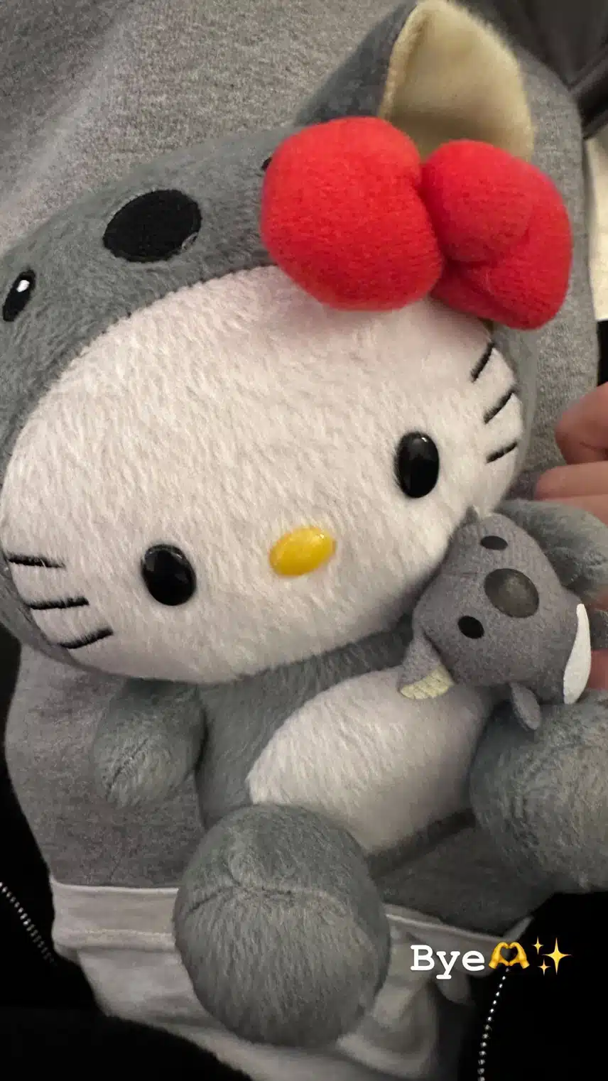 팬한테 선물받은 윈터🩷