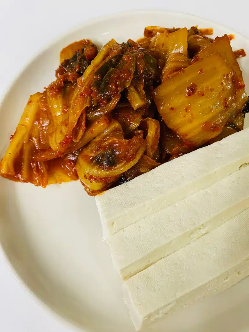 찰떡궁합 김치볶음과 두부