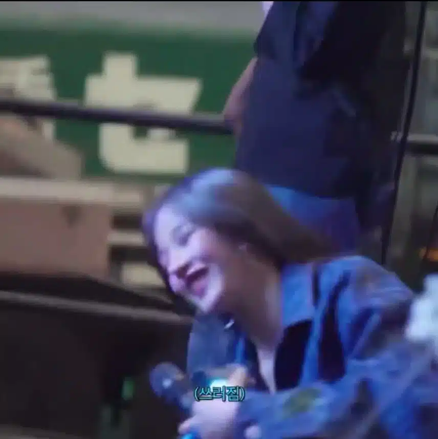 해린이 무대에 기절하는 민지
