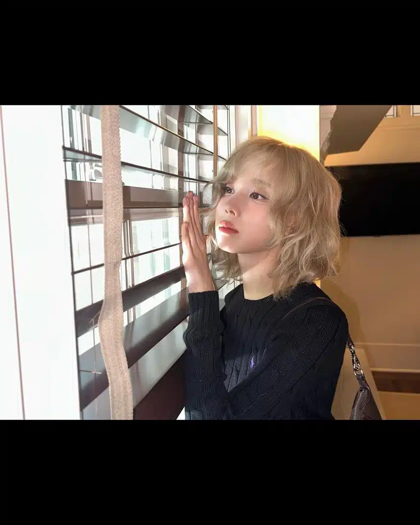 윈터의 랄프로렌 니트 착장