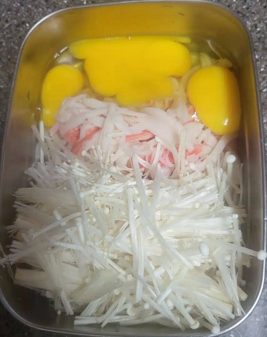 킹크랩 팽이버섯전