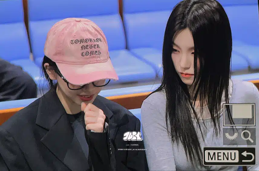 공항에서 우연히 있지예지 만난 카리나