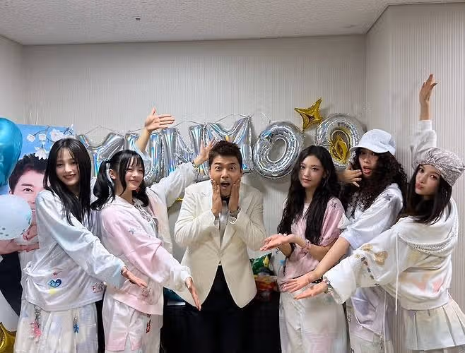 전현무, 뉴진스 응원 