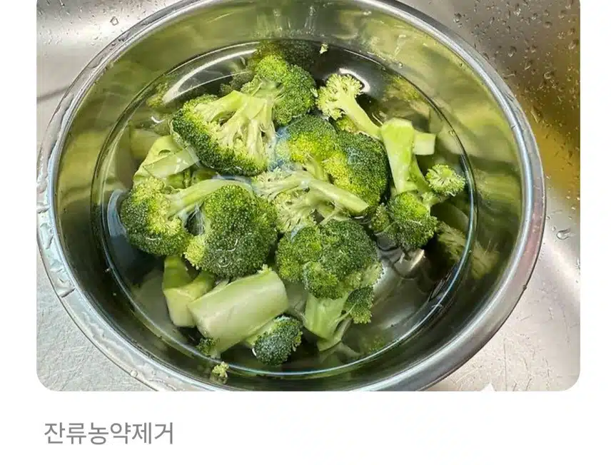 브로콜리 이렇게 세척하면 농약 다 먹는 거라고?!