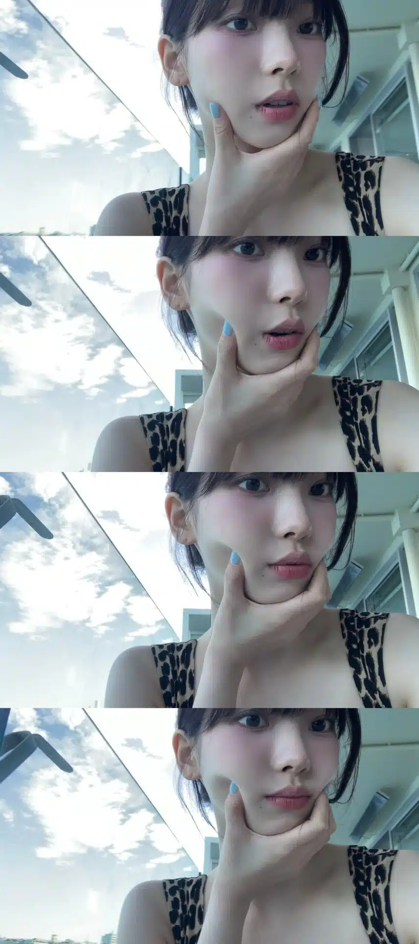카리나 말랑복숭아 볼🍑
