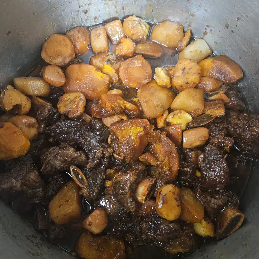 갈비찜 완성
