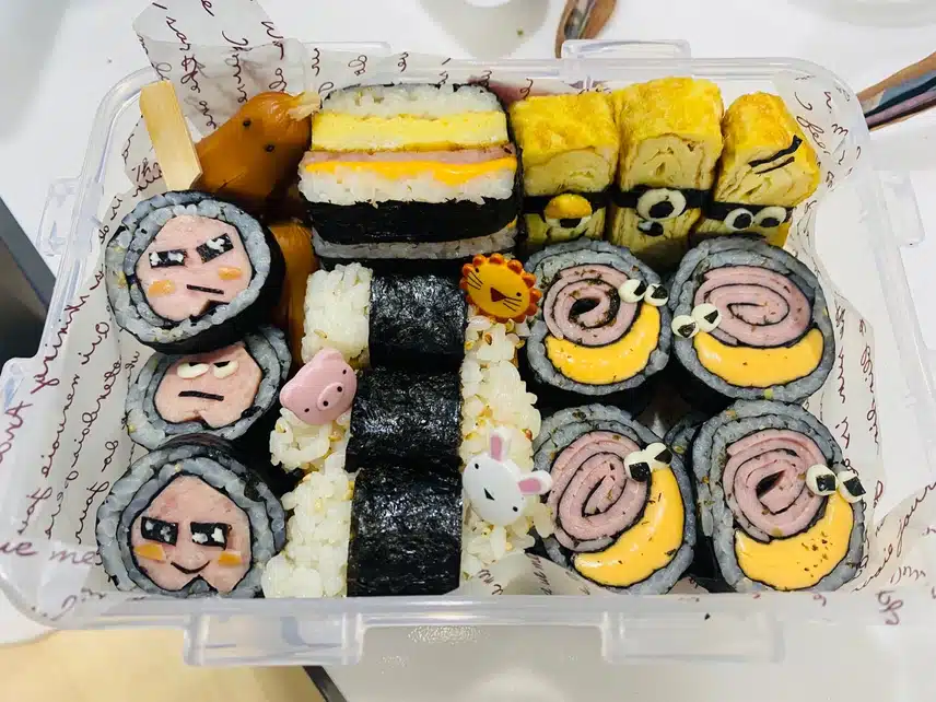 달팽이김밥 도시락