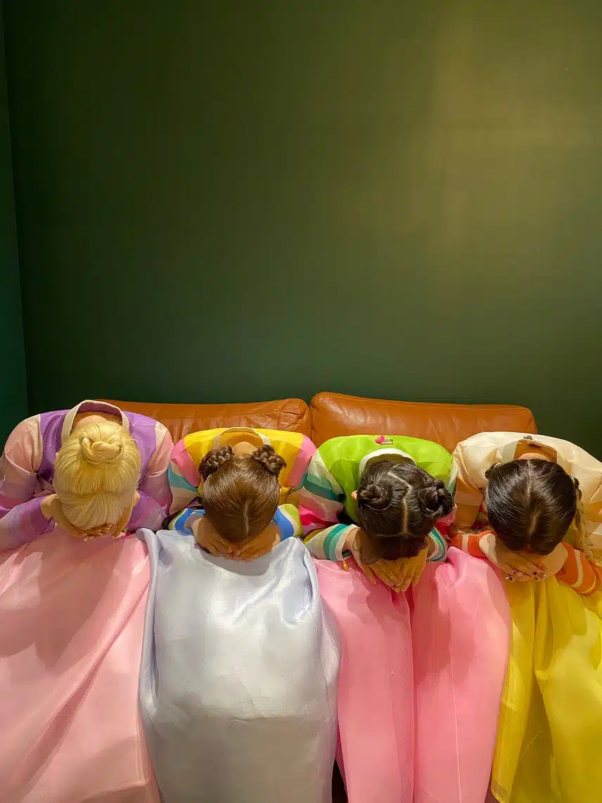 2년 전 귀여운 한복입은 아이브