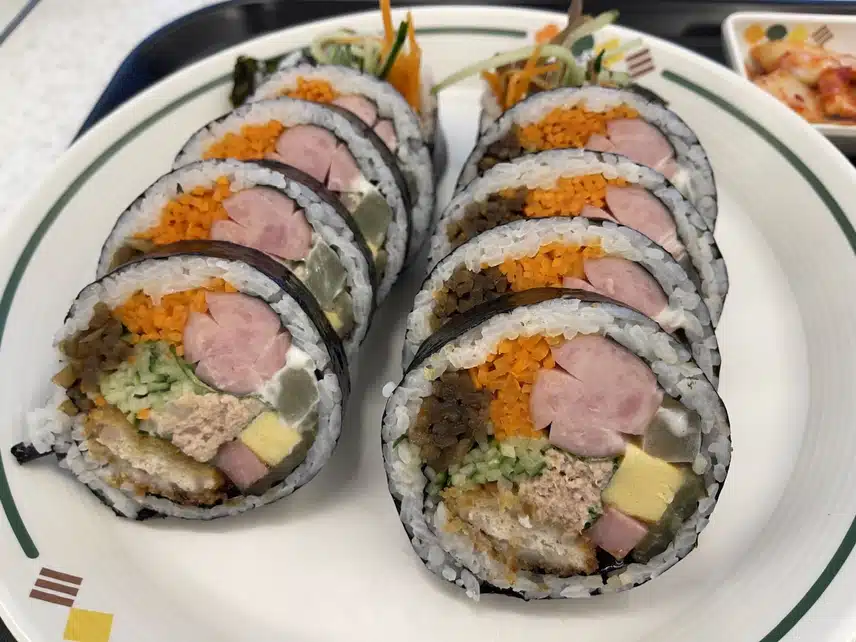 한줄 9000원짜리 김밥