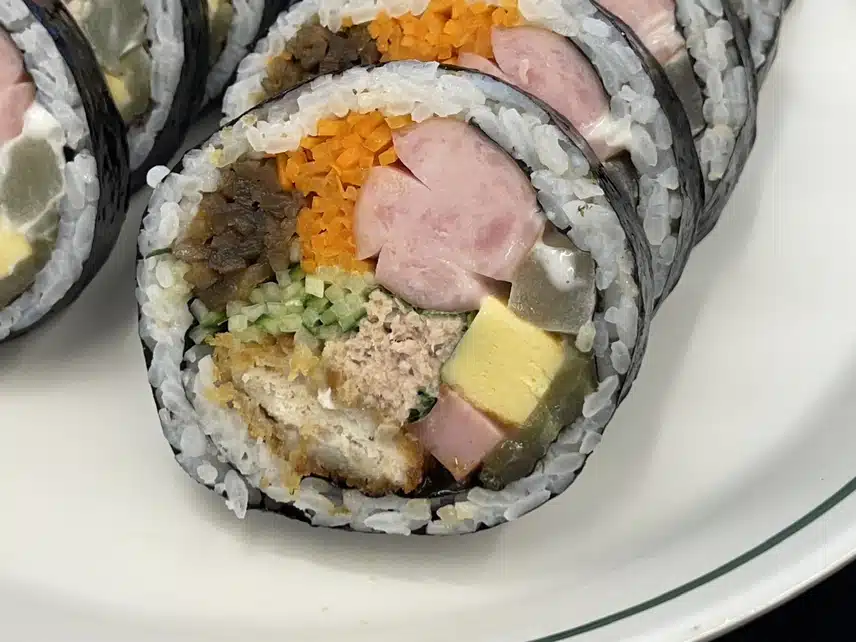 한줄 9000원짜리 김밥