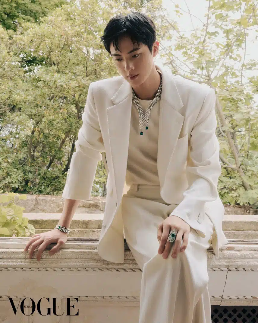 Fred Mensponsori BTS Jin X Vogue Korea Pictorial 