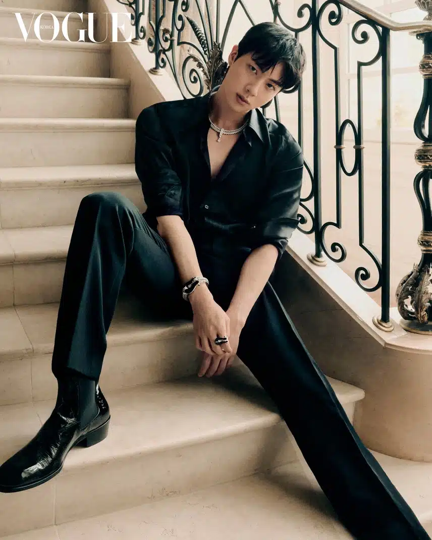 Fred Mensponsori BTS Jin X Vogue Korea Pictorial 