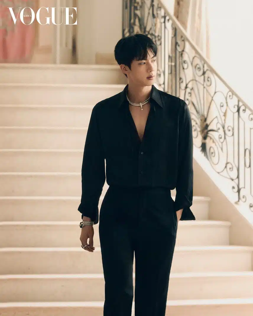 Fred Mensponsori BTS Jin X Vogue Korea Pictorial 