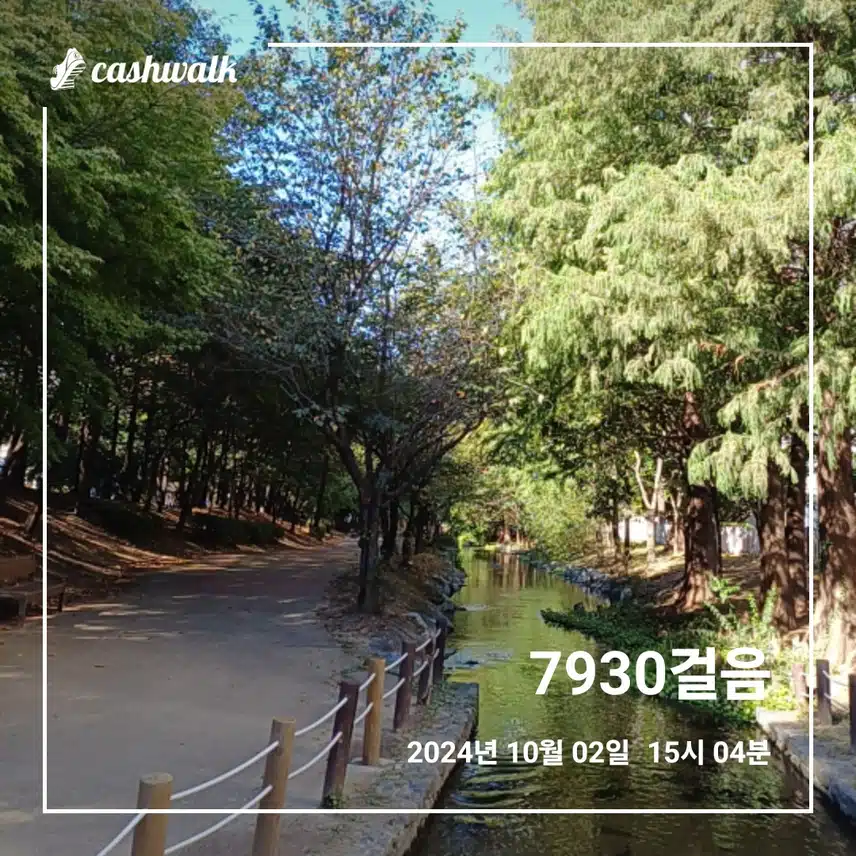 날이 좋아서 길게 산책중~