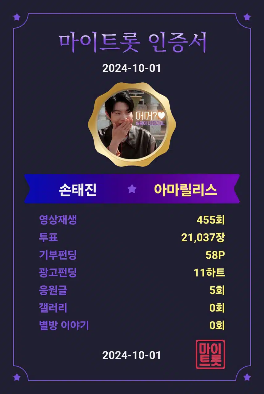 마이트롯 투표 