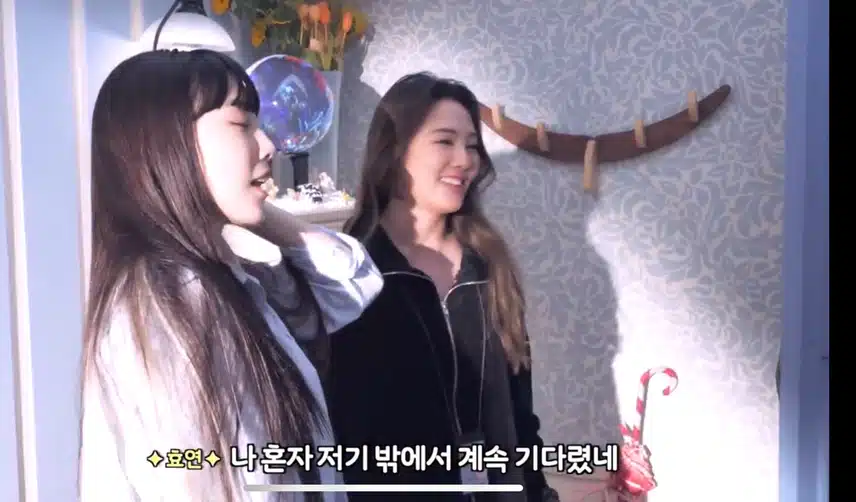 태연 깜짝 카메라 ㅋㅋㅋ