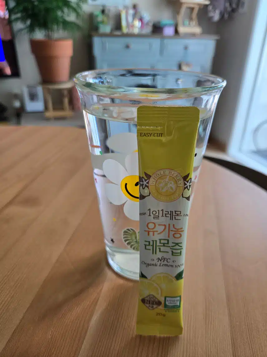 10/4(금)식후 레몬수 마셔요~🍋