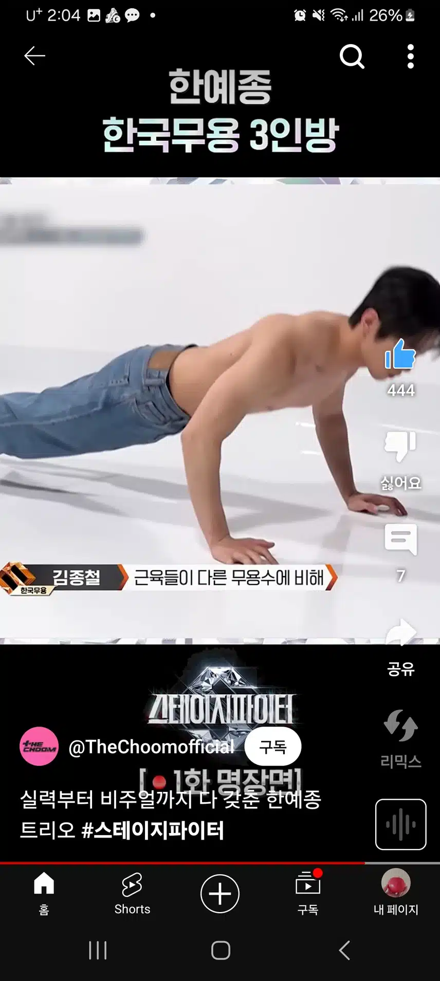 스테파  한예종 한국무용수